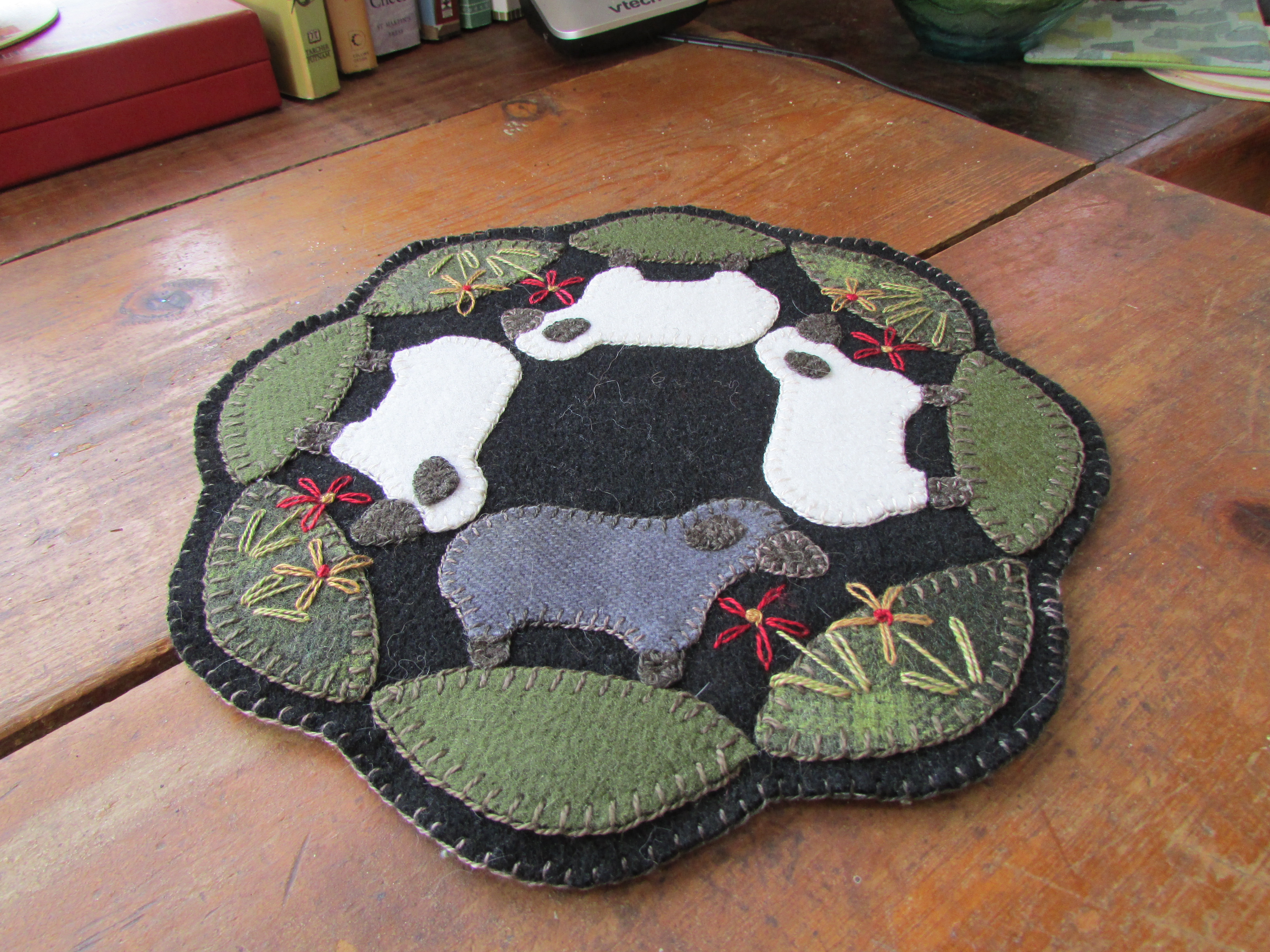 sheep wool mat